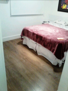 Detalhe Piso Laminado e rodapAi??